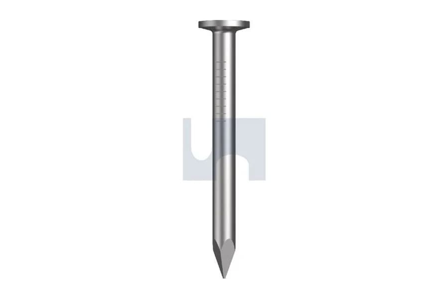 Mechanically galvanised connector nail for joist hangers and timber connectors