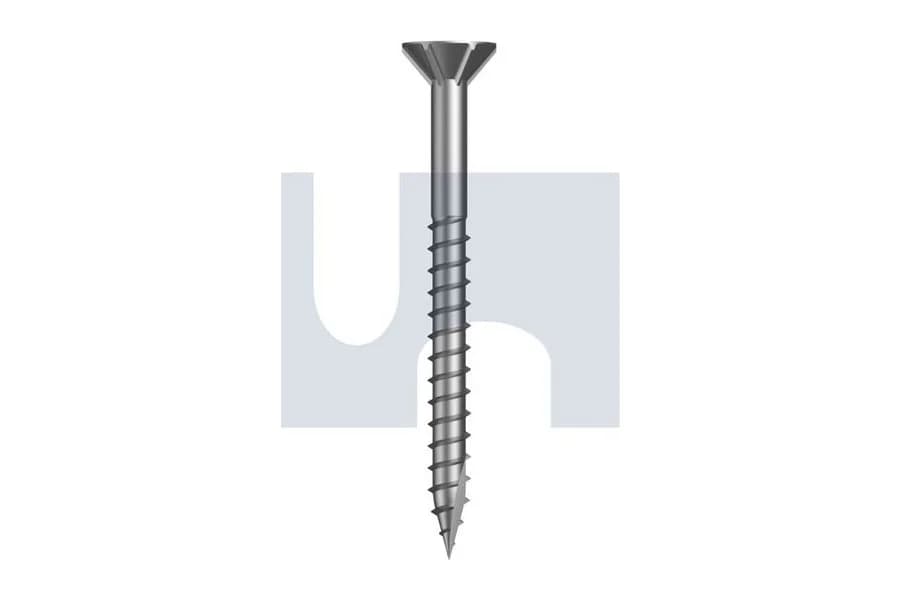 304 stainless steel Type 17 self-embedding head decking screw with square drive