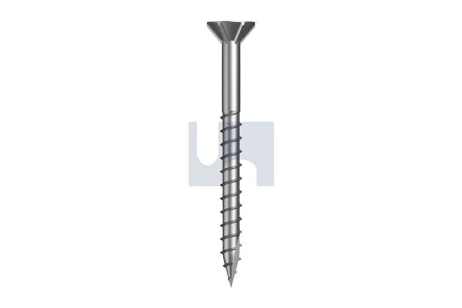 316 stainless steel Type 17 self-embedding head decking screw with square drive