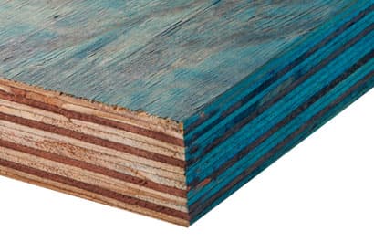 Wesbeam E-Beam LVL showing the bonded veneers