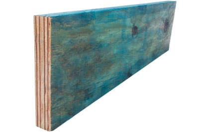 Wesbeam E-Beam LVL, edge showing the bonded veneers