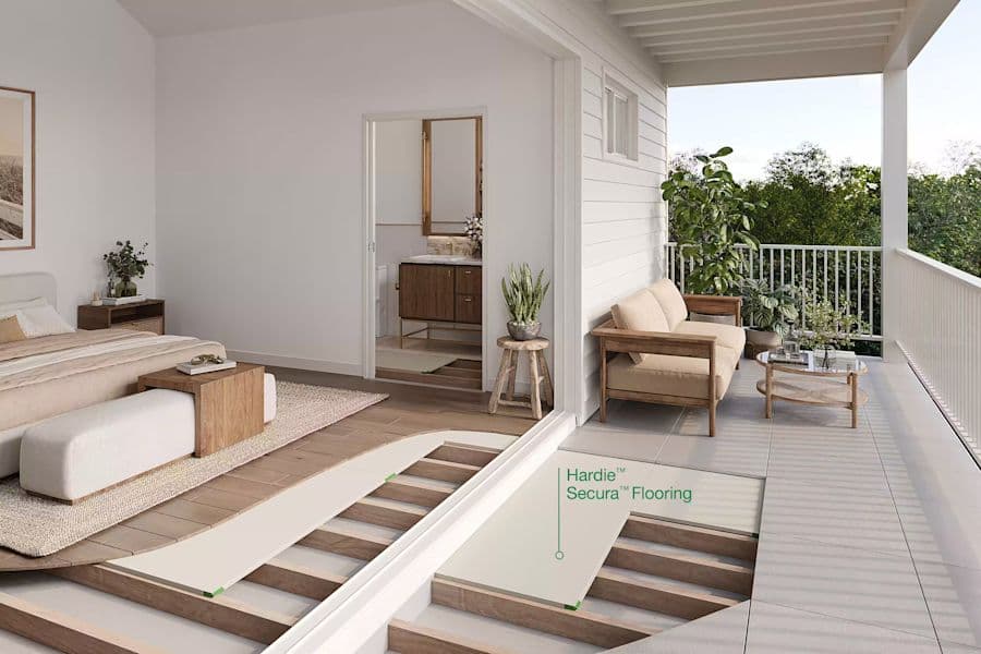 Scyon Secura fibre cement flooring