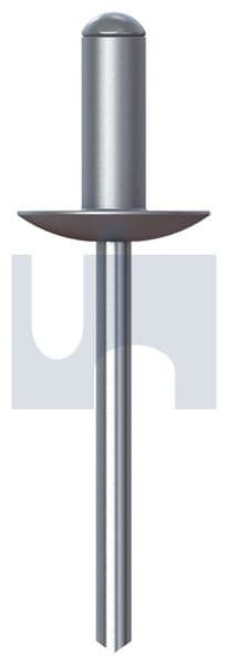 Rivet Dome Head Large Flang