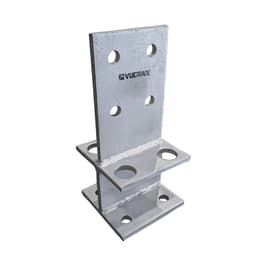Double T Blade Post Support Blade Leg Wall