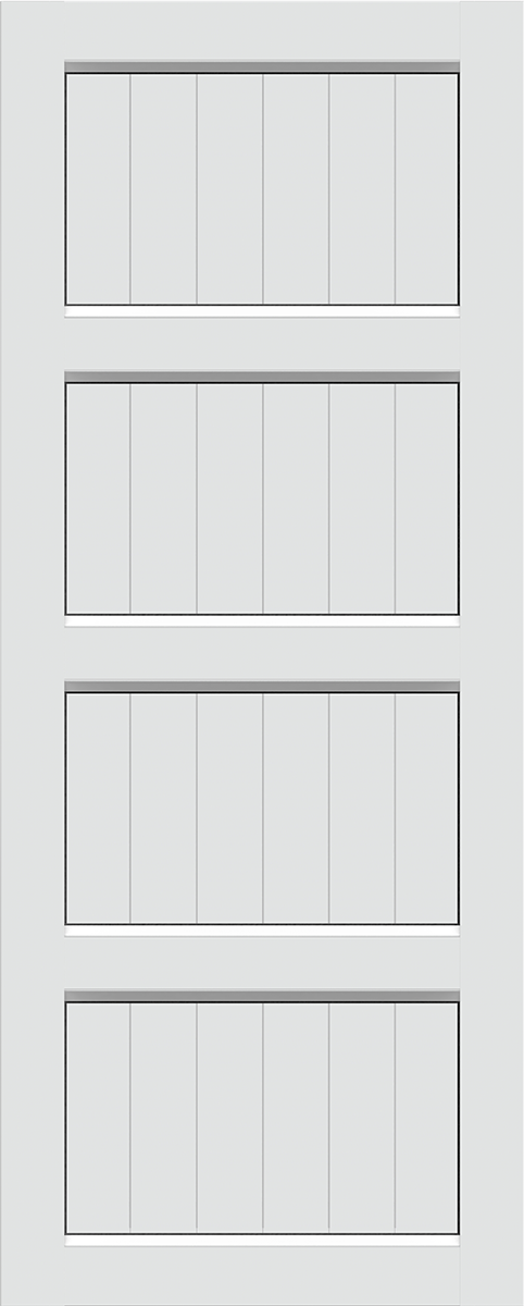 Elite Aluminium with VJ Panel XE24 door