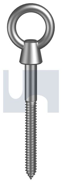 Lag Screw Eye+Collar