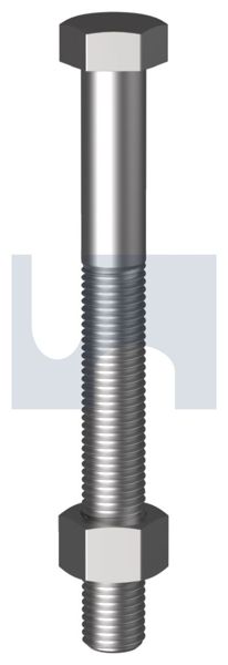 Hex Bolt & Nut (Xl Thread)