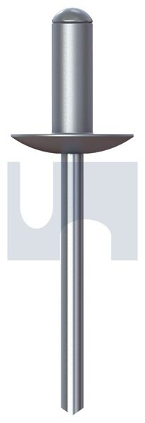 Rivet Dome Head Large Flang